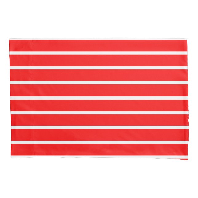 Design de Stripes Vermelhas e Brancas (Frente)