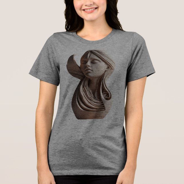 "Design de T-Shirt com escultura 3D" (Frente)