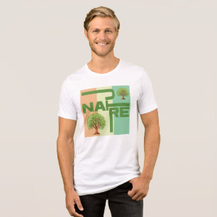 Design de T-shirt da Tipografia da Natureza