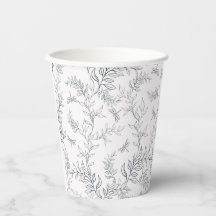 Design de taça com um padrão no estilo da linha ar