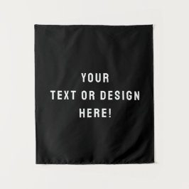 Design de tapeçaria Preta Personalizada