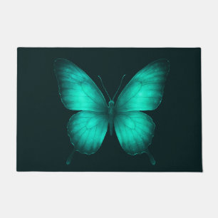 DESIGN DE Tapete BORBOLETA VERDES
