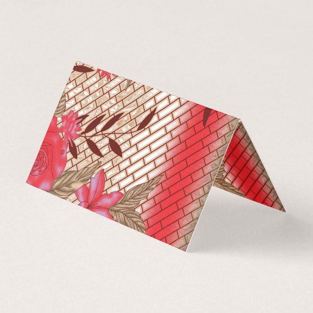 Design de tecido de intricato com padrões florais (Frente)