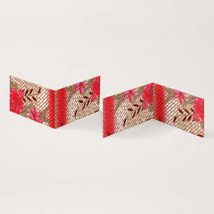 Design de tecido de intricato com padrões florais