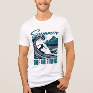 Design de texto de Onda Retroativa para Surfistas
