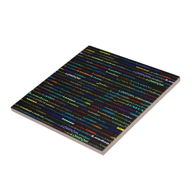 Design de texto I de Londres (Lateral)