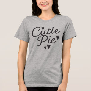 Design de Tipografia "Cutie Pie" Romântica