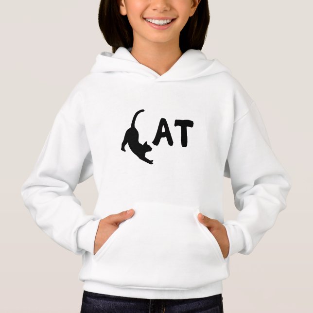 Design de tipografia de Gato Engraçado (Frente)