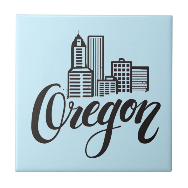 Design de Tipografia do Oregon (Frente)