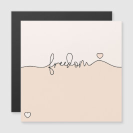 Design de Tipografia Minimalista Liberdade