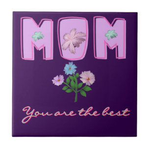 Design de tipografia personalizada para mães,