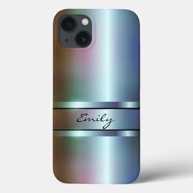 Design de tom de cor suave metálico (Verso)