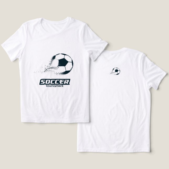 Design de Torneio de Bola de Futebol de Partículas (Design Frente e Verso)