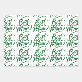 Design de Tulipa Amarela, Letra Script Melhor Mãe