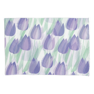 Design de Tulipas: floral violeta pálido.