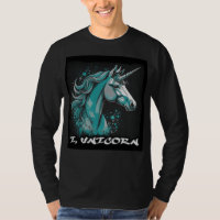 Design de Unicórnio – Camiseta Manga Longa