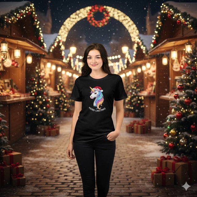 Design de Unicórnio Feliz Natal (Criador carregado)