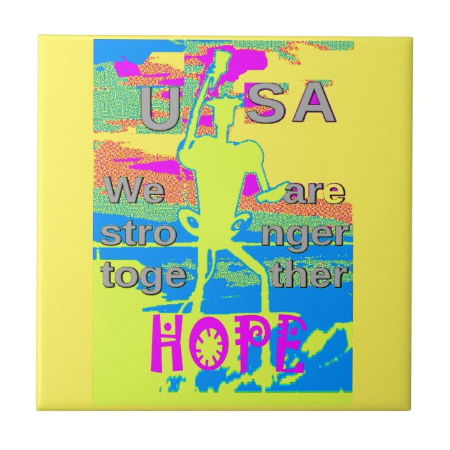 Design de Unidade EUA: Esperança e Força (Frente)