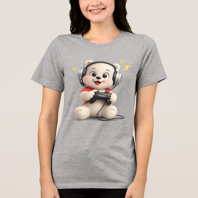 Design de Urso de Pelúcia Adorável e Fofo (Frente)