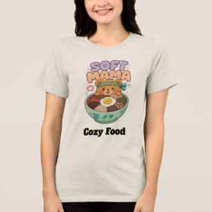 Design de Urso Foodie Mamãe Soft Kawaii