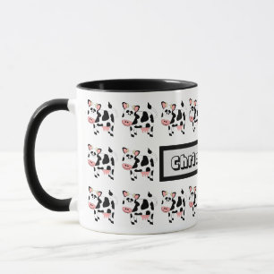 Design de Vaca em Caneca