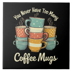 Design de Vintagem da Pilha de Café Retro