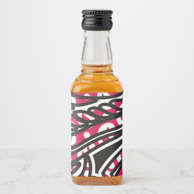 Design decorativa com vermelho vívido e alfinete (Frente)