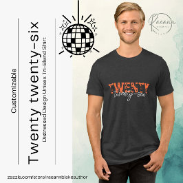 Design Distressed Unisex Personalizável 2026