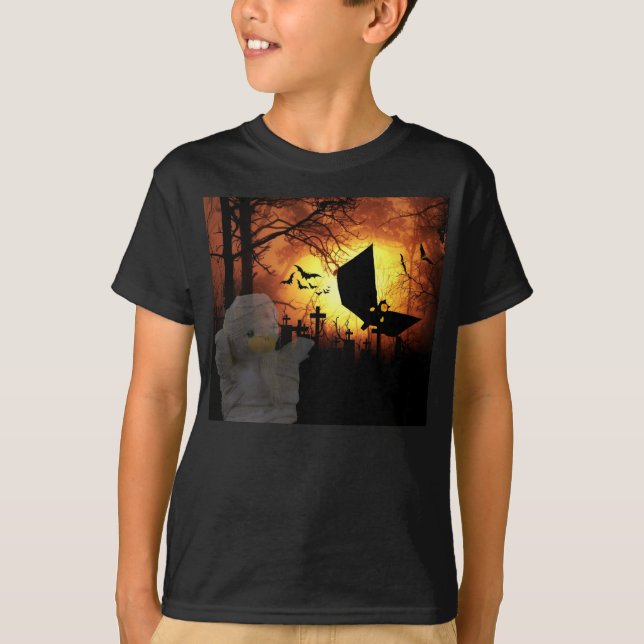 Design divertido para camiseta de Halloween (Frente)