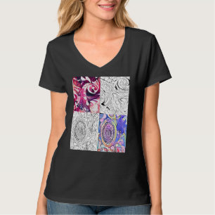 Design divertido para camiseta feminina