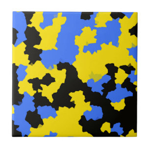 Design do abstrato preto amarelo