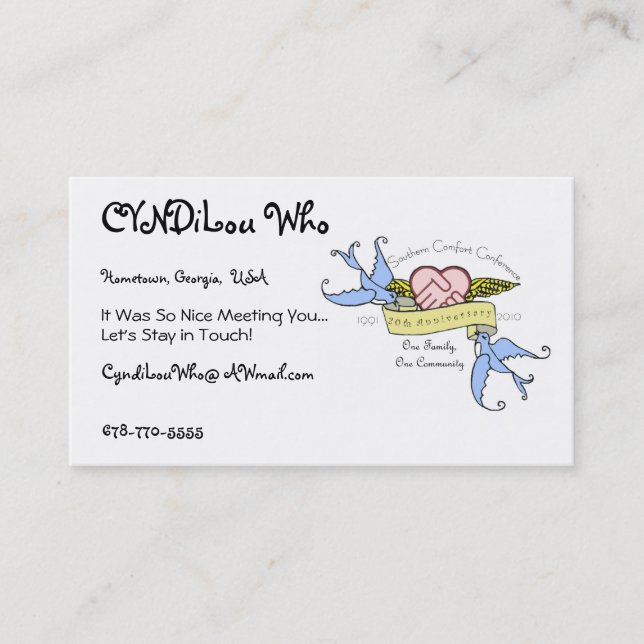 Design do aniversário do SCC dos cartões da (Frente)