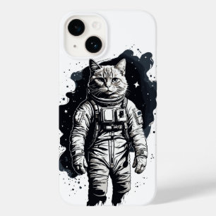 Design do Astronauta de Tinta Preta