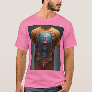 Design do Camisa T do Astronauta que Defende a Gra