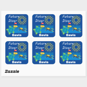 Design do Futuro - Adesivos Quadrados