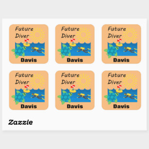 Design do Futuro - Adesivos Quadrados