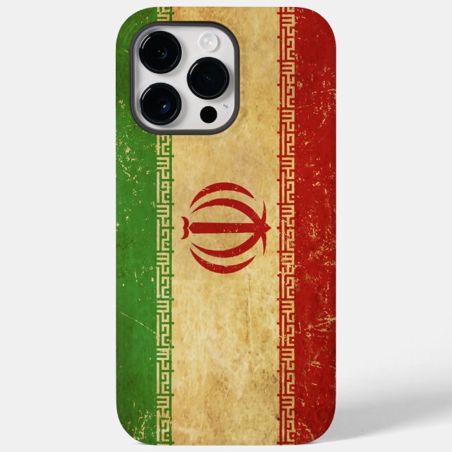 Design do Iran Flag Vintage (Verso)