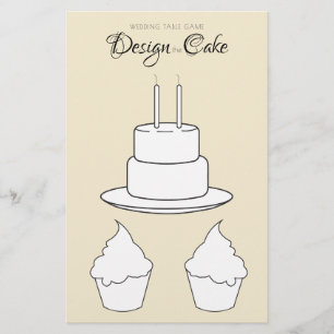 Design do jogo de Mesa de Casamento de Bolo Folha 