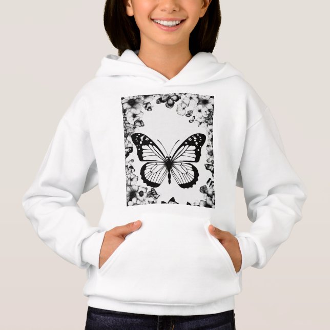 Design do logotipo borboleta Elegante - (Frente)