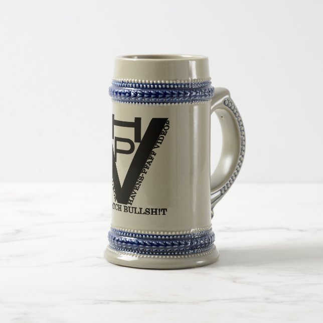Design do logotipo clássico do HPV em uma Caneca d (Frente Esquerda)
