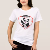 Design do logotipo da camiseta / panda de capuz