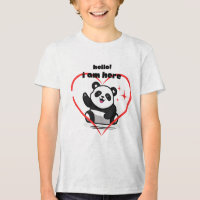 Design do logotipo Panda de camiseta