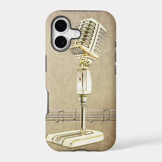 Design do microfone do vintage