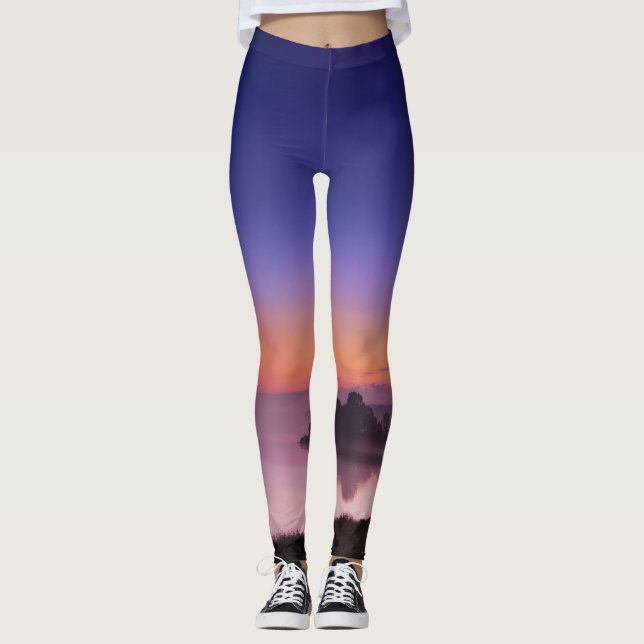 Design do outono que legging (Frente)