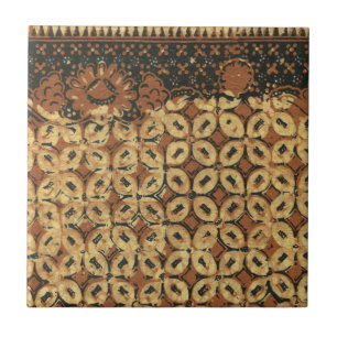 Design do padrão de arte do café Bean Batik