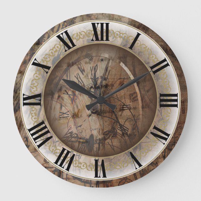 Design do relógio de bolso do vintage (Frente)