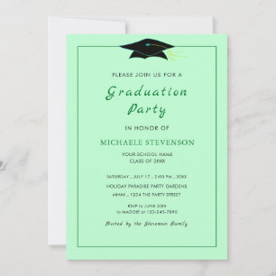 Design do seu próprio Modelo de Convite para Gradu