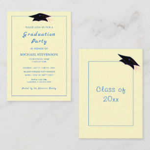 Design do seu próprio Modelo de Convite para Gradu