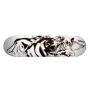 Design do skate do tigre