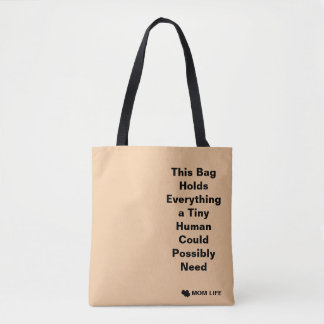 Design do Tote Bag: Meu Pequeno Kit de Sobrevivênc